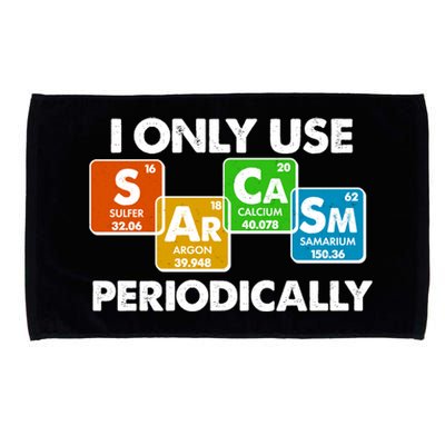 I Only Use Sarcasm Periodically Funny Science Microfiber Hand Towel