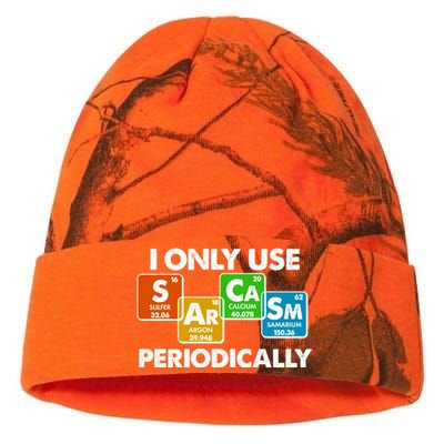 I Only Use Sarcasm Periodically Funny Science Kati Licensed 12" Camo Beanie