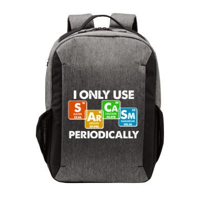 I Only Use Sarcasm Periodically Funny Science Vector Backpack