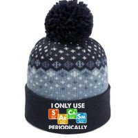 I Only Use Sarcasm Periodically Funny Science The Baniff Cuffed Pom Beanie