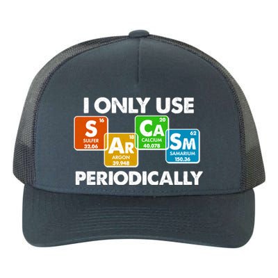 I Only Use Sarcasm Periodically Funny Science Yupoong Adult 5-Panel Trucker Hat