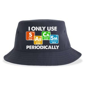 I Only Use Sarcasm Periodically Funny Science Sustainable Bucket Hat