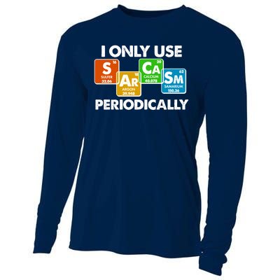 I Only Use Sarcasm Periodically Funny Science Cooling Performance Long Sleeve Crew