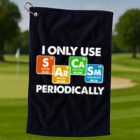 I Only Use Sarcasm Periodically Funny Science Golf Towel
