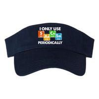 I Only Use Sarcasm Periodically Funny Science Valucap Bio-Washed Visor