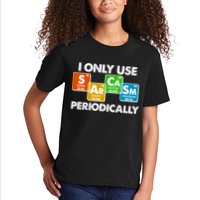 I Only Use Sarcasm Periodically Funny Science Kids T-Shirt