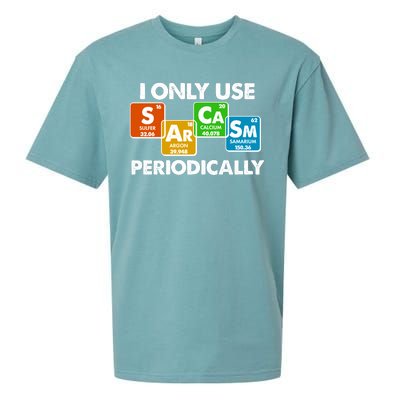 I Only Use Sarcasm Periodically Funny Science Sueded Cloud Jersey T-Shirt