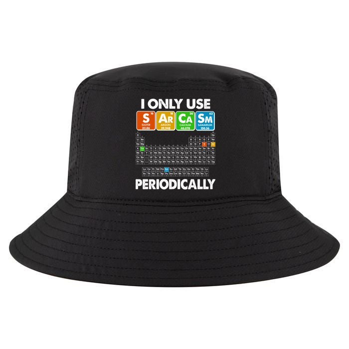 I Only Use SArCaSm Periodically Periodic Chart  Cool Comfort Performance Bucket Hat