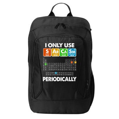 I Only Use SArCaSm Periodically Periodic Chart  City Backpack