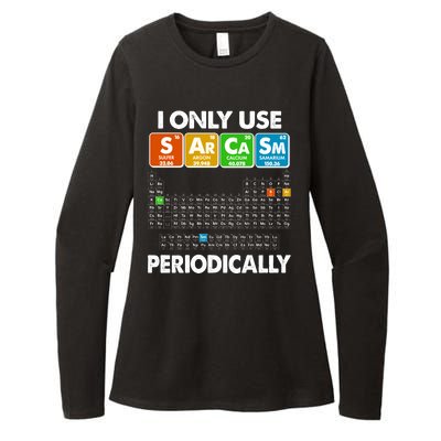 I Only Use SArCaSm Periodically Periodic Chart  Womens CVC Long Sleeve Shirt