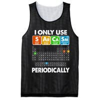 I Only Use SArCaSm Periodically Periodic Chart  Mesh Reversible Basketball Jersey Tank