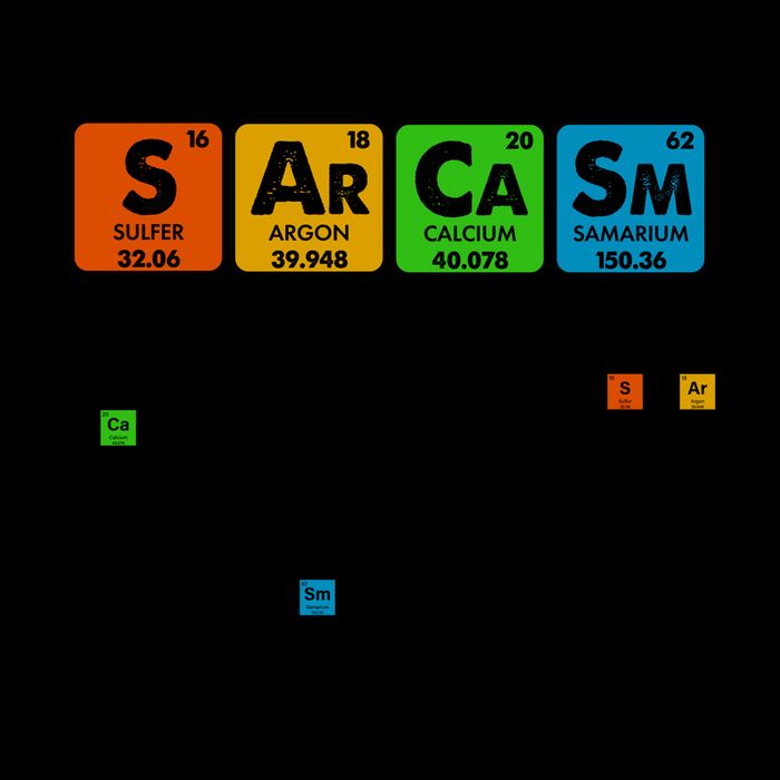 I Only Use SArCaSm Periodically Periodic Chart  16oz Travel Tumbler