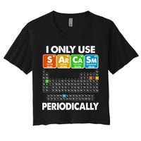 I Only Use SArCaSm Periodically Periodic Chart  Crop Top