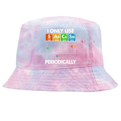 I Only Use SArCaSm Periodically Periodic Chart  Tie-Dyed Bucket Hat