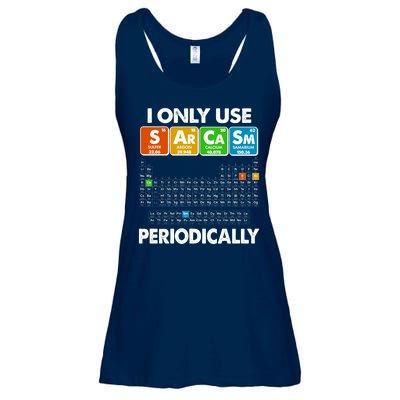 I Only Use SArCaSm Periodically Periodic Chart  Ladies Essential Flowy Tank