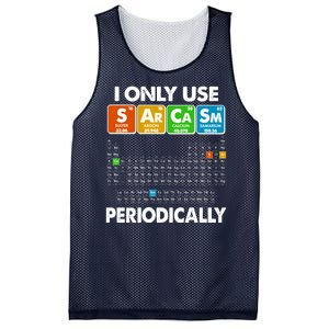 I Only Use SArCaSm Periodically Periodic Chart  Mesh Reversible Basketball Jersey Tank