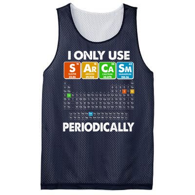 I Only Use SArCaSm Periodically Periodic Chart  Mesh Reversible Basketball Jersey Tank