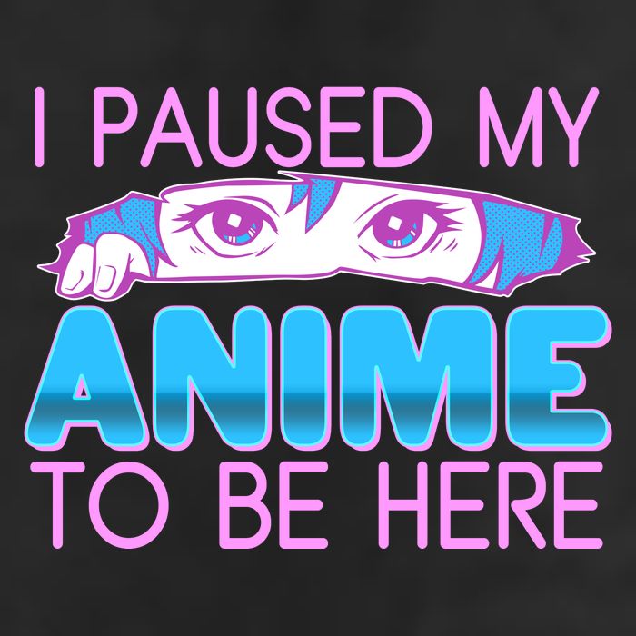 I Pause My Anime To Be Here Anime Fan Golf Towel