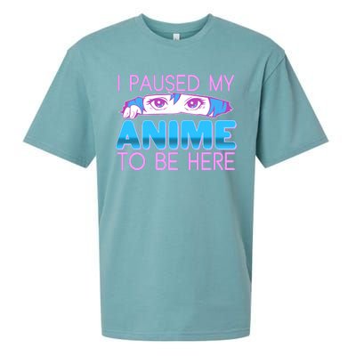 I Pause My Anime To Be Here Anime Fan Sueded Cloud Jersey T-Shirt