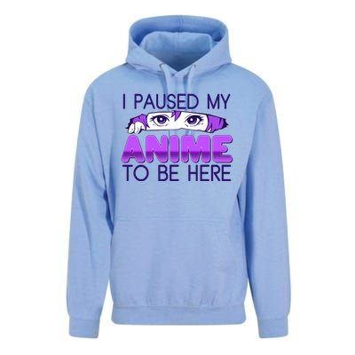 I Pause My Anime To Be Here Anime Fan Unisex Surf Hoodie