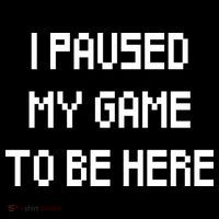 I Paused My Game To Be Here Cooling Performance Long Sleeve Crew
