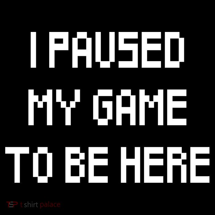 I Paused My Game To Be Here Cooling Performance Long Sleeve Crew