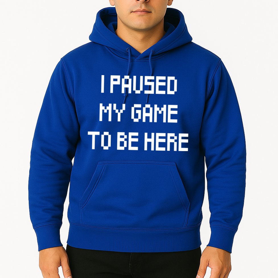 I Paused My Game To Be Here Hoodie
