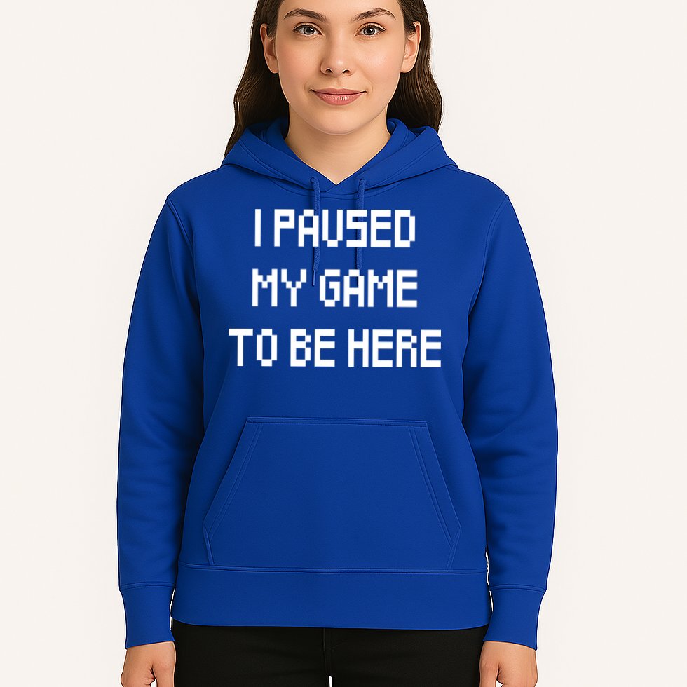 I Paused My Game To Be Here Hoodie