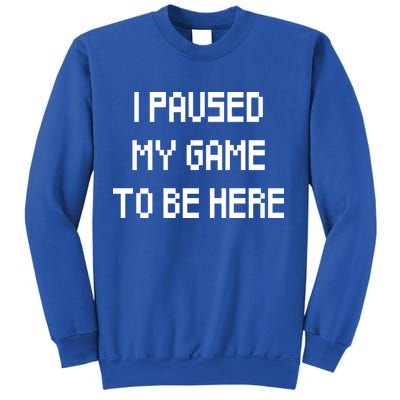 I Paused My Game To Be Here Sweatshirt