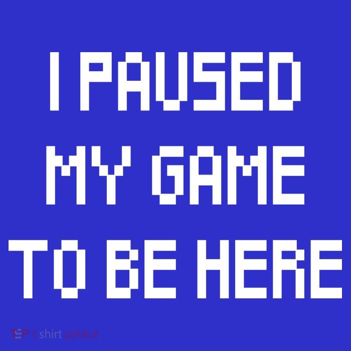 I Paused My Game To Be Here Zip Tote Bag