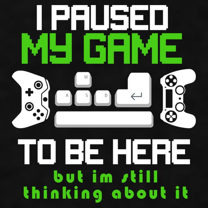I Paused My Game To Be Here But I'm Still Thinking About It Ladies PosiCharge Tri-Blend Wicking Tank