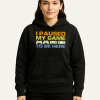I Paused My Game To Be Here Retro Controllers Hoodie