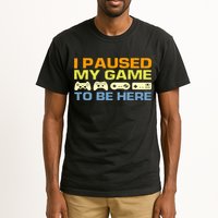 I Paused My Game To Be Here Retro Controllers Tall T-Shirt