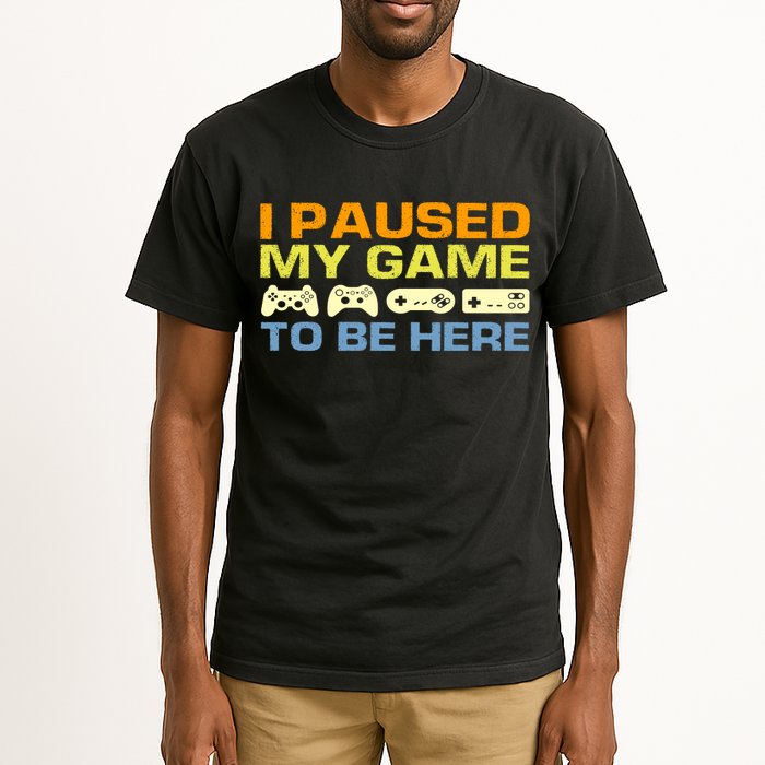 I Paused My Game To Be Here Retro Controllers Tall T-Shirt