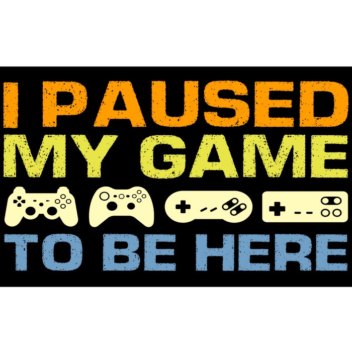 I Paused My Game To Be Here Retro Controllers Bumper Sticker