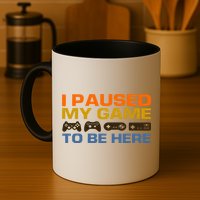 I Paused My Game To Be Here Retro Controllers Mug