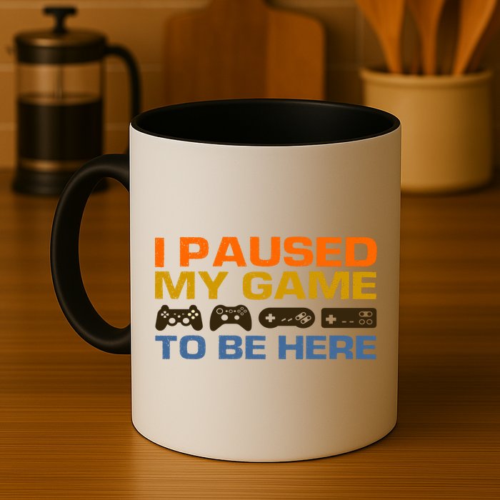 I Paused My Game To Be Here Retro Controllers Mug