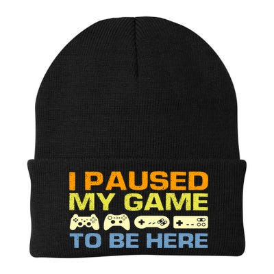I Paused My Game To Be Here Retro Controllers Beanie