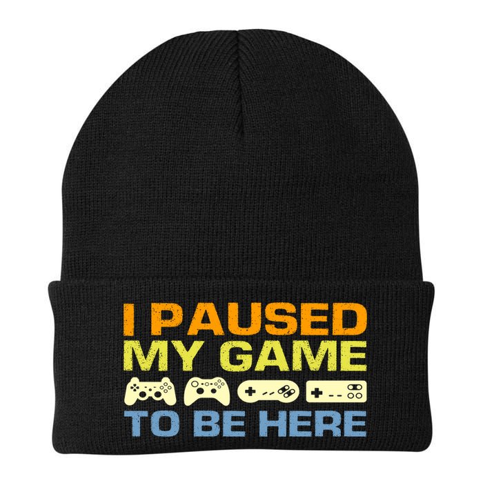 I Paused My Game To Be Here Retro Controllers Beanie