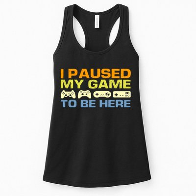 I Paused My Game To Be Here Retro Controllers Womens Tank Top