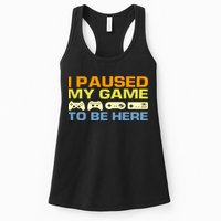 I Paused My Game To Be Here Retro Controllers Womens Tank Top
