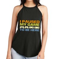I Paused My Game To Be Here Retro Controllers Women's Perfect Tri Rocker Tank