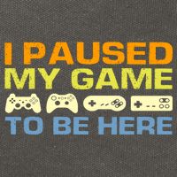 I Paused My Game To Be Here Retro Controllers Cotton Canvas Backpack