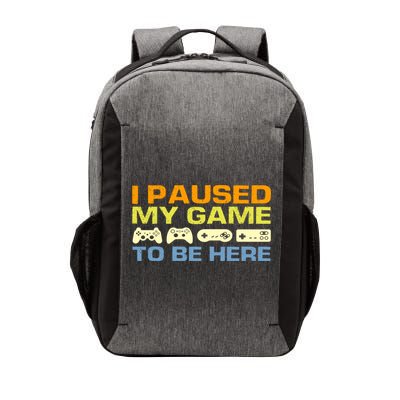 I Paused My Game To Be Here Retro Controllers Vector Backpack