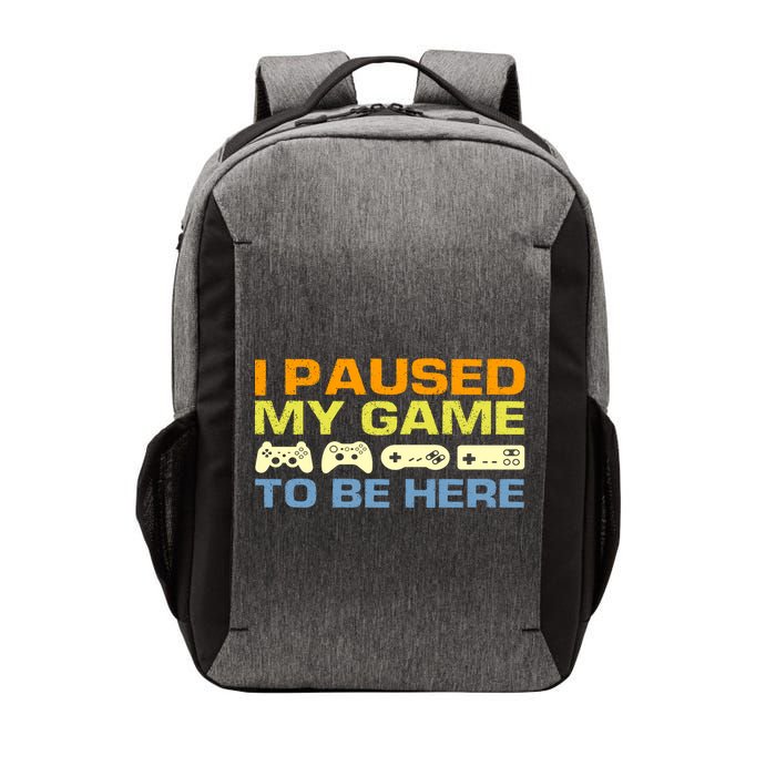 I Paused My Game To Be Here Retro Controllers Vector Backpack
