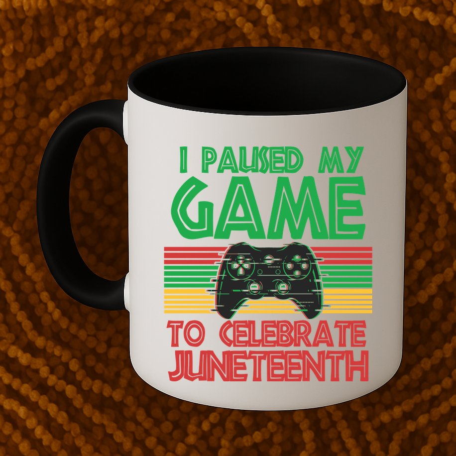 I Paused My Game To Celebrate Juneteenth Mug