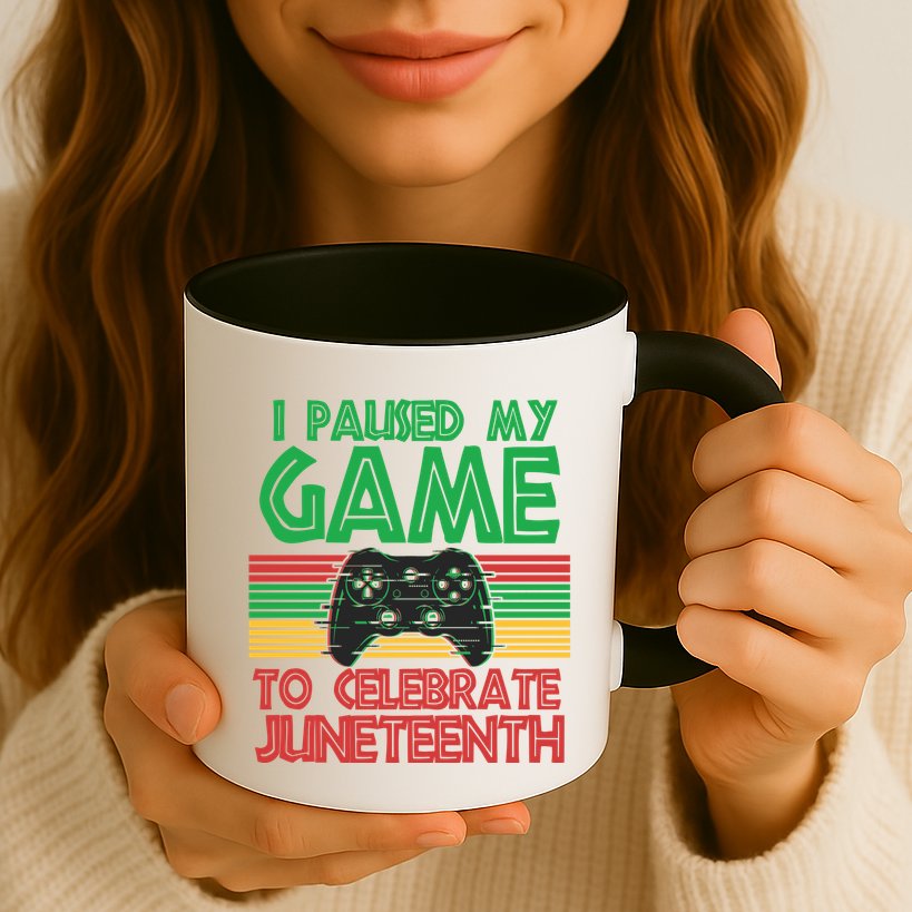 I Paused My Game To Celebrate Juneteenth Mug