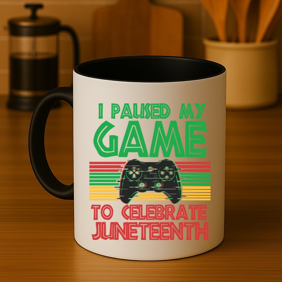 I Paused My Game To Celebrate Juneteenth Mug
