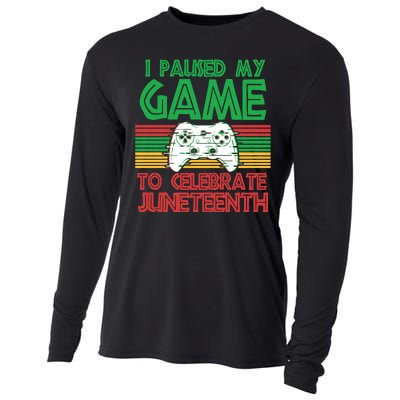 I Paused My Game To Celebrate Juneteenth Cooling Performance Long Sleeve Crew