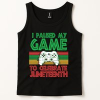 I Paused My Game To Celebrate Juneteenth Tank Top